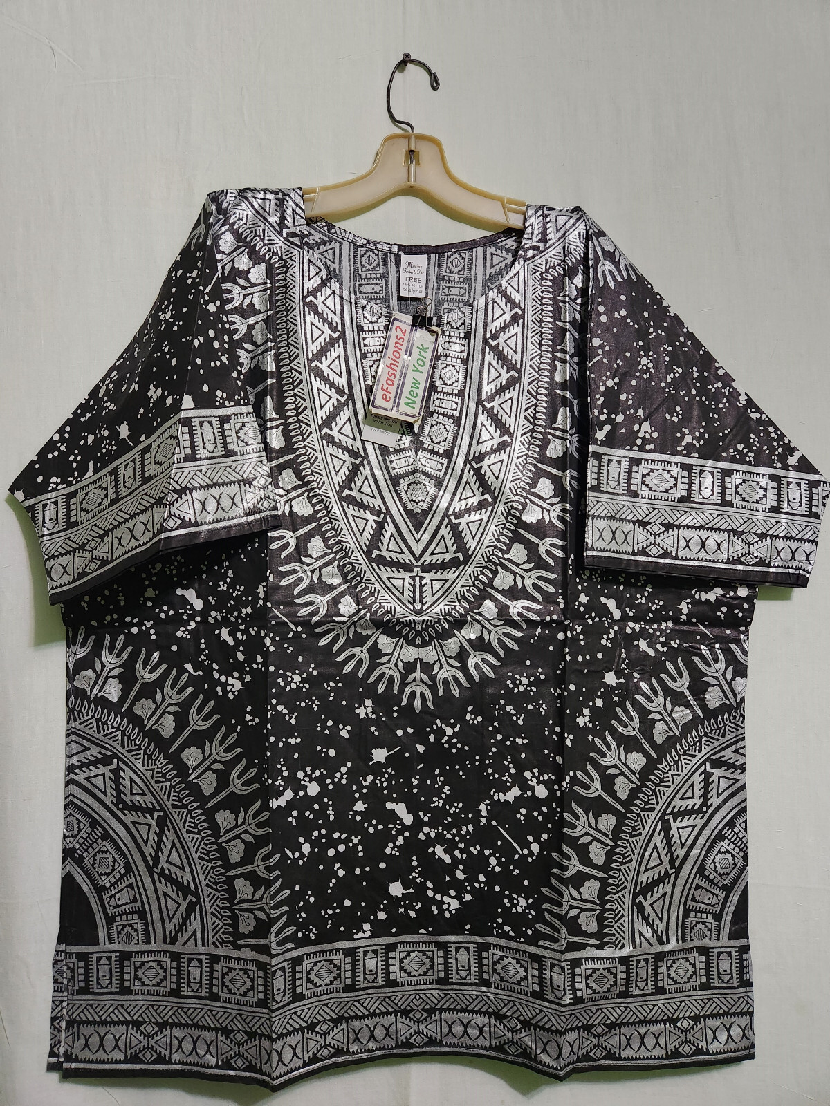 vintage Tee × African Batik Remake tunic adventure-shirt-african-batik-
