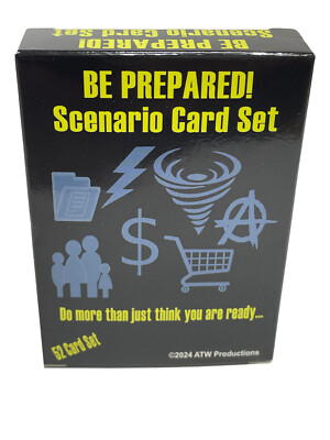 Be Prepared! - 52 Scenario/Planning Card Set - Crisis / Emergency Life Planning