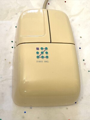VINTAGE Z-NIX E6Q SUPER MOUSE X31 2 Button DB-9 Computer MAC