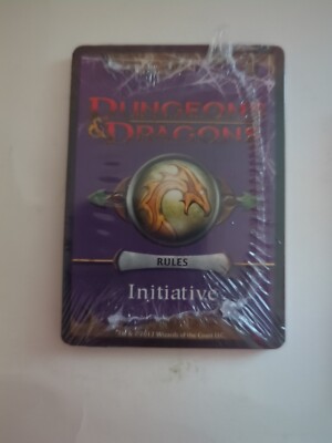 D&D 4th Edition Dungeons and Dragons Initiative Tracker Cards Sealed DM Rewards