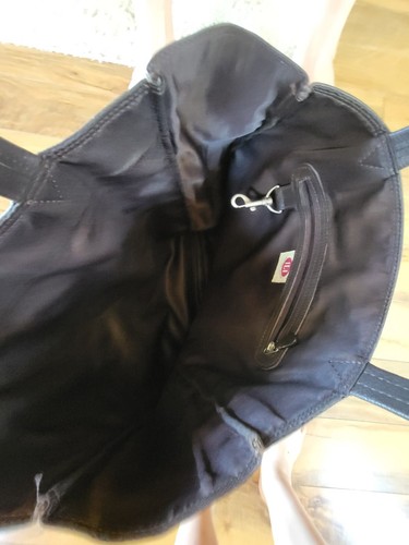 ILI Genuine Leather Vintage Tote Bag. 15"x12".