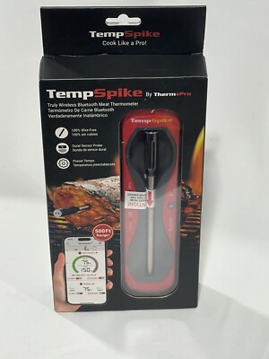 ThermoPro TempSpike 500FT Bluetooth Truly Wireless Meat Thermometer for BBQ Oven