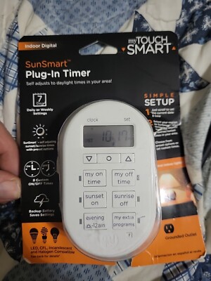 myTouchSmart 24-Hour Programmable Indoor Digital Timer