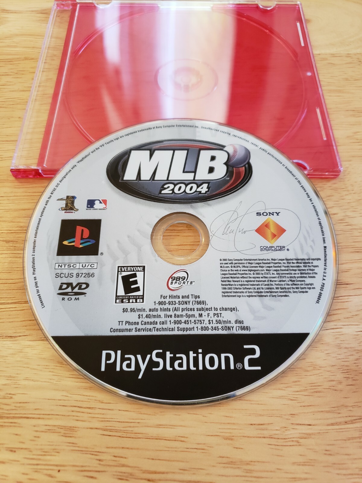PS2 - MLB 2004 - (Tested & Guaranteed) Baseball Game for