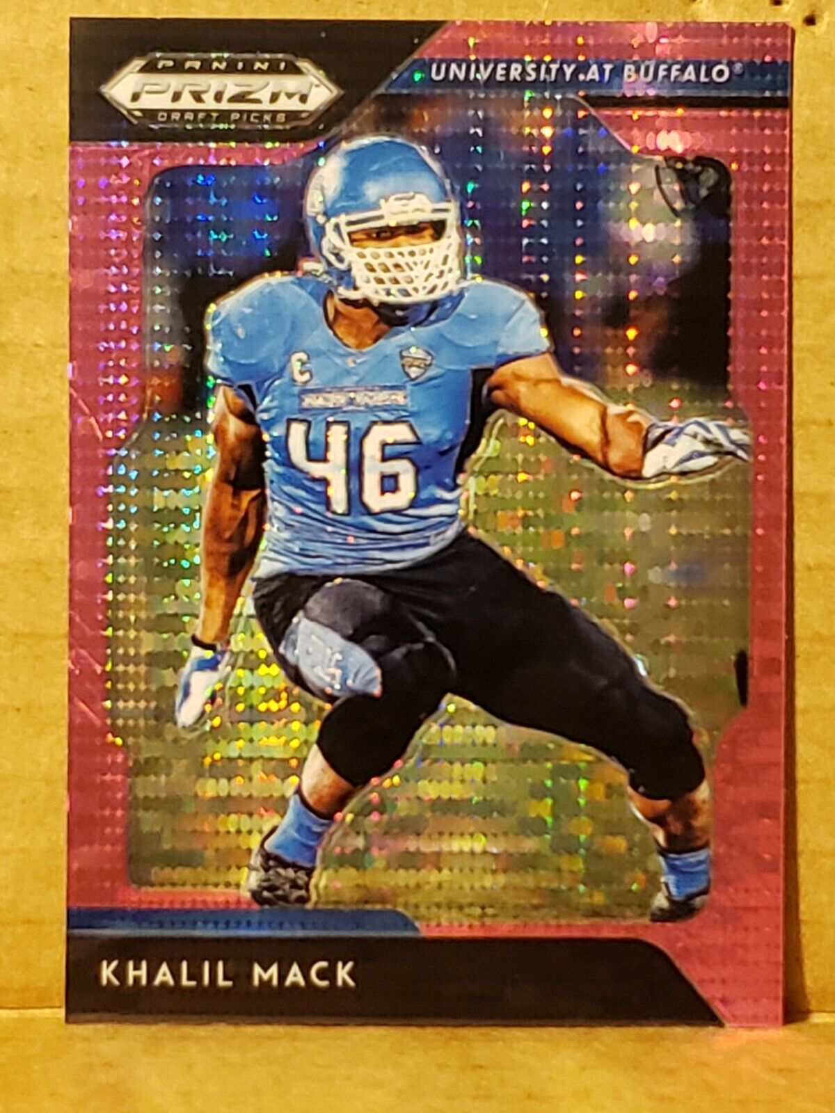 Khalil Mack 2019 Prizm Pink Pulsar Prizm Card Buffalo Bulls Khalil Mack 2019 Prizm Pink Pulsar Prizm Card Buffalo Bulls