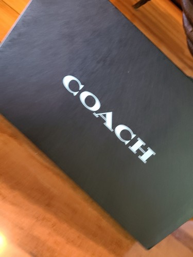 Pre-owned Coach $350  Men Leather Shoes 10 D Brown