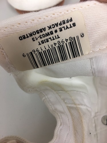 Titleist White/Black #1 Ball In Golf Men’s Golf Hat ~NWT~