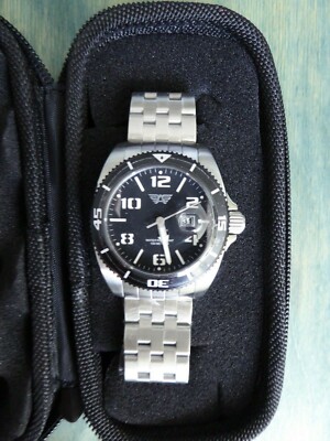 Audaz Brillante ADZ-2020-04 Black Bezel Black Dial 44 mm Quartz Stainless Steel