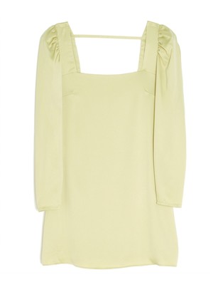 Женское мини-платье-сорочка DANIELLE BERNSTEIN с зеленой полосой сзади и длинным рукавом XL