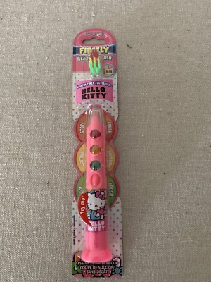 Firefly Ready Go Brush HELLO KITTY Toothbrush Lightup Color Timer Soft Kids