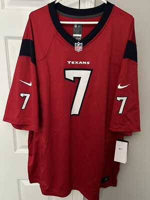 Houston Texans CJ Stroud Nike Red Alternate 2023 Draft Official NFL Jersey 3XL