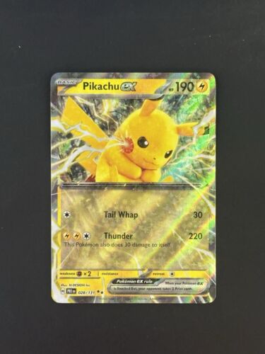 Pikachu ex 028/131 - Ultra Rare - Prismatic Evolutions - IN Pikachu ex 028/131 - Ultra Rare - Prismatic Evolutions - IN