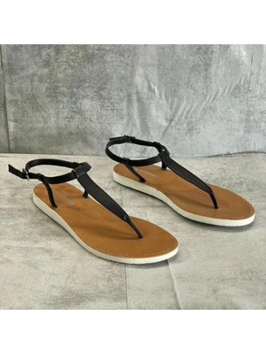 Женские черные босоножки Kristi с круглым носком и пряжкой на шнуровке из солнечного КАМНЯ 7 Вт