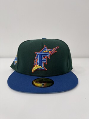 Florida Marlins New Era Enchanted Forest 1997 World Series Fitted Cap Hat Size 8