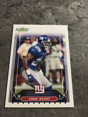 Gibril Wilson  Giants 2006 Score  #183