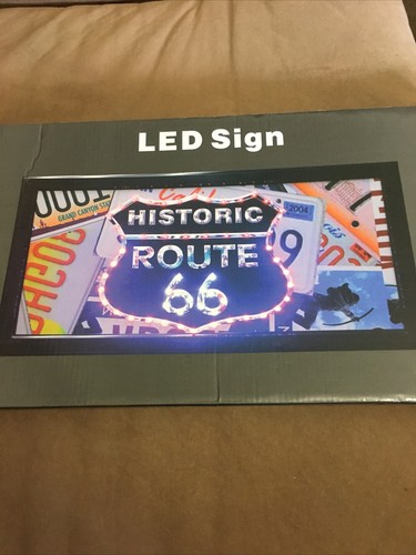 route 66 led sign 19x10 | eBay