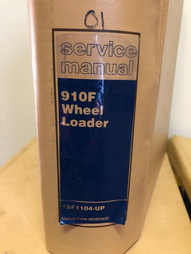 CAT CATERPILLAR 910F WHEEL LOADER SERVICE SHOP REPAIR BOOK MANUAL S/N 1SF1100-UP