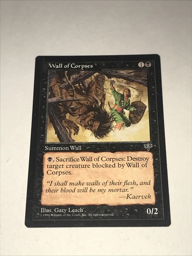 MTG Mirage --- WALL OF CORPSES Magic the Gathering Card | eBay