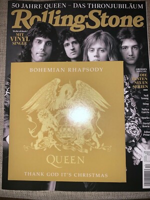QUEEN - BOHEMIAN RHAPSODY - STRICTLY LIMITED 2021 GERMAN 7'' VINYL + MUSIC MAG