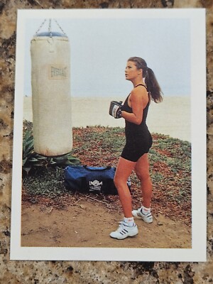 1996 Diamond Baywatch Album Stickers #49 Yasmine Bleeth as Caroline Holden NM
