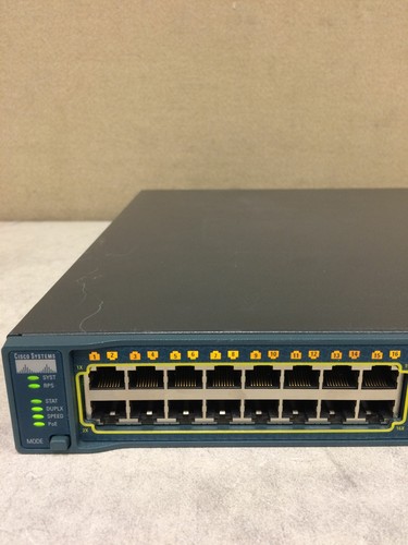 Cisco 3560G WS-C3560G-48PS-E 48-Port 10/100/1000 PoE 3560 Switch Ships Free