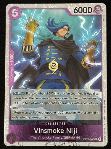 Vinsmoke Niji OP06-064 C (Full ArtPar) PRB-01 Premium Card