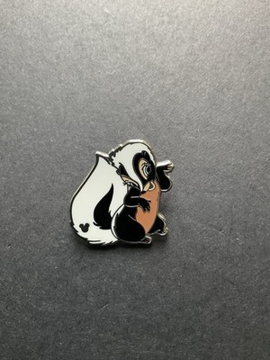 Disney Hidden Mickey Single Pin Flower Bambi Series Skunk