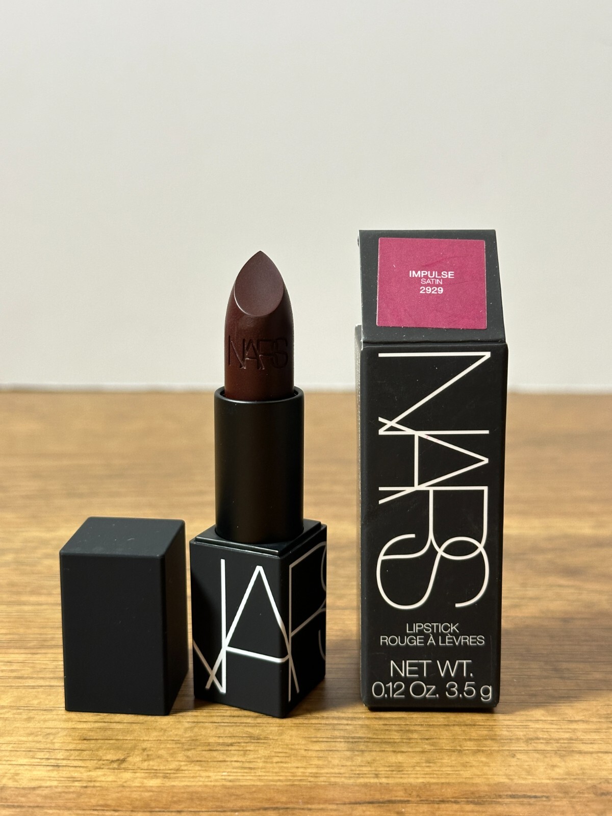 NARS Satin Lipstick 2929 IMPULSE Deep Wine Berry Plum New In
