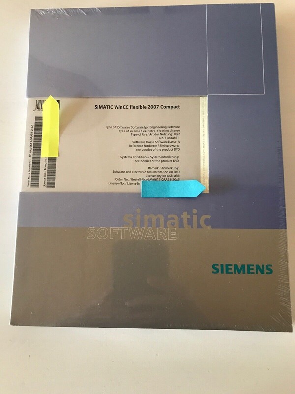 Simatic Wincc Flex 2007 Compact Floatinglizenz Vollversion 6av6611-0aa51-2ca5