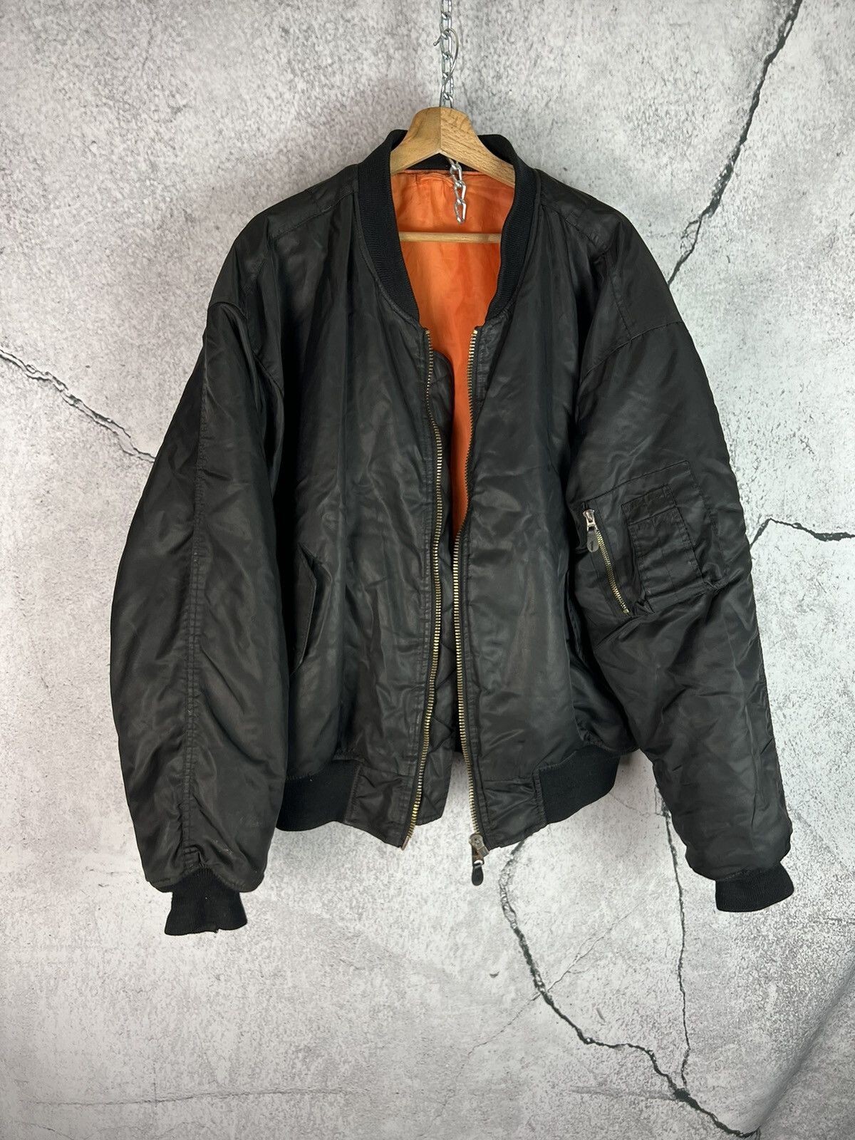 Military flyers army bomber jacket ma-1 lik alpha jndustries Military flyers army bomber jacket ma-1 lik alpha jndustries