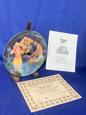 ''HAPPY TALK'' 2nd in SOUTH PACIFIC by Elaine Gignilliat Edwin M Knowles Plate