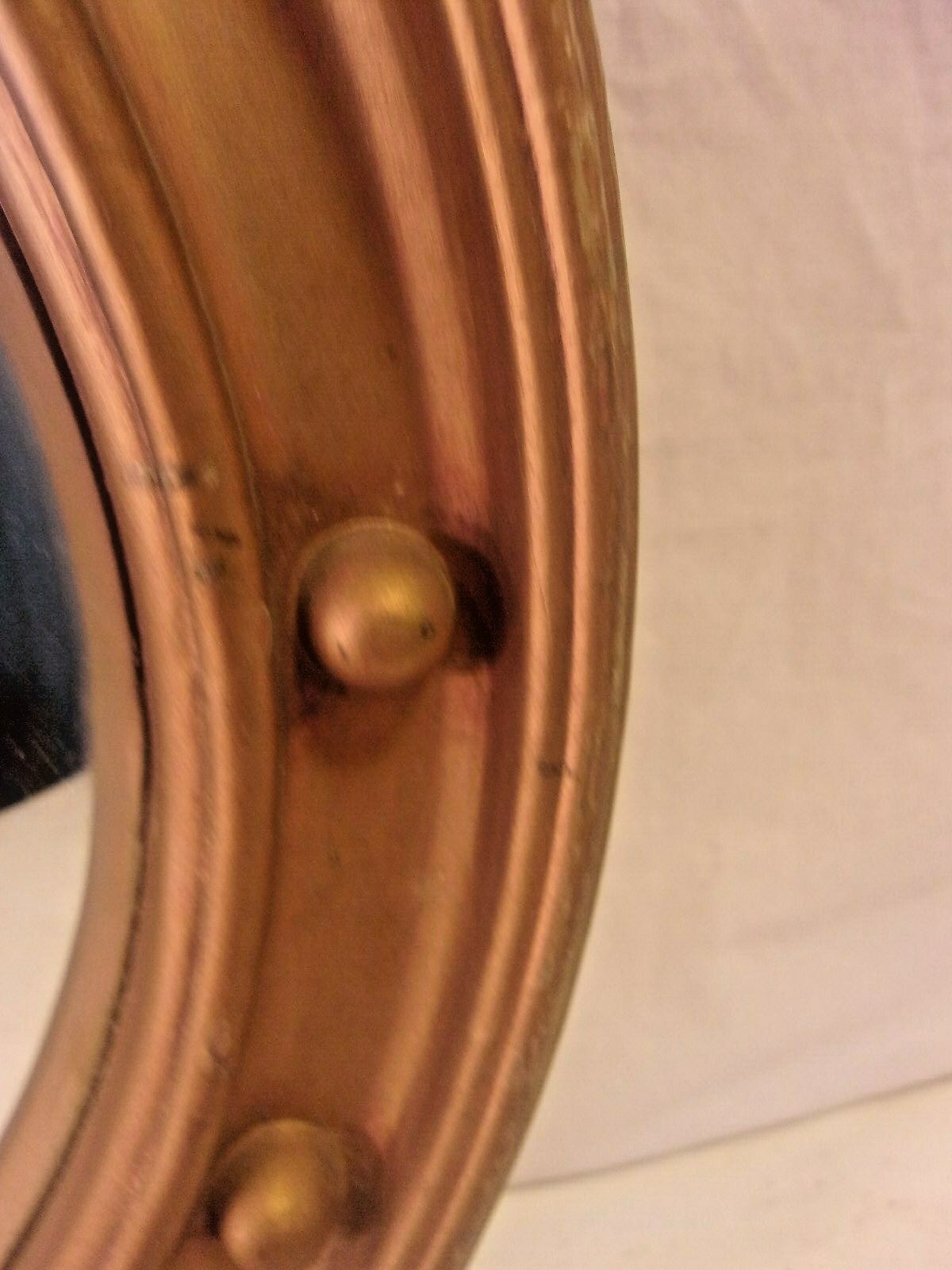 Vintage mid century cast resin colonial eagle mirror14 3/4 x 24 mirror 13