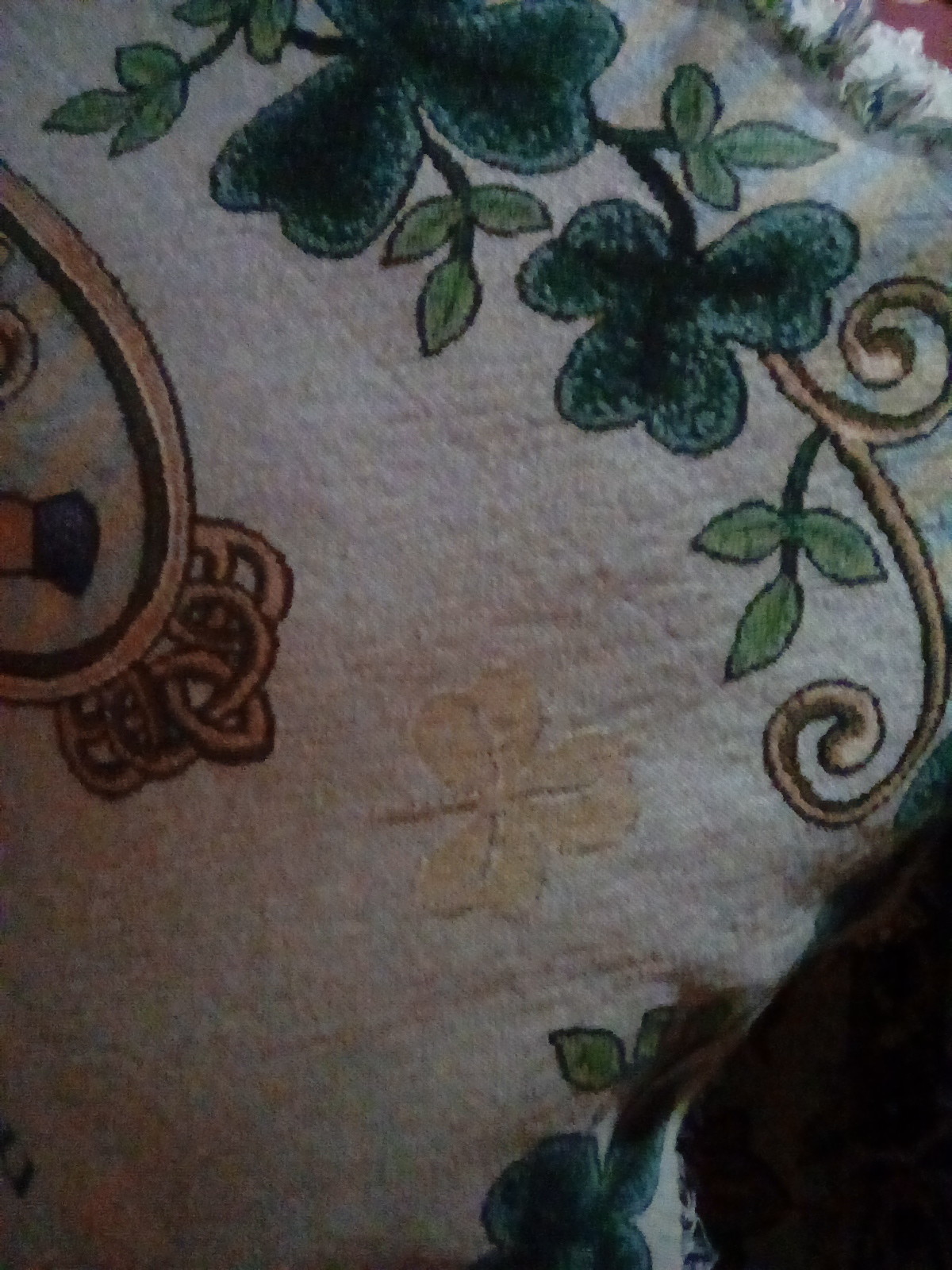 Irish prayer throw blanket