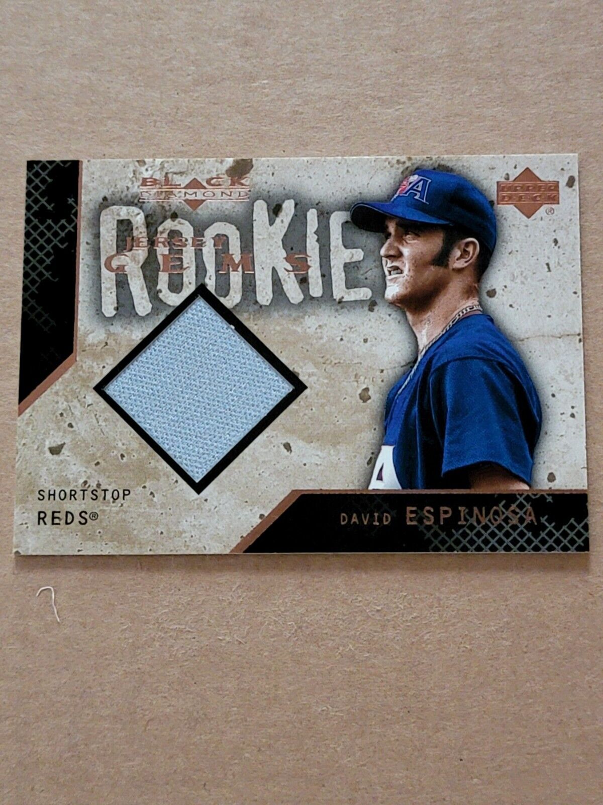 【年中無休】 Diamond Black UD 2000 Rookie Game-Used Espinosa David Gem バット