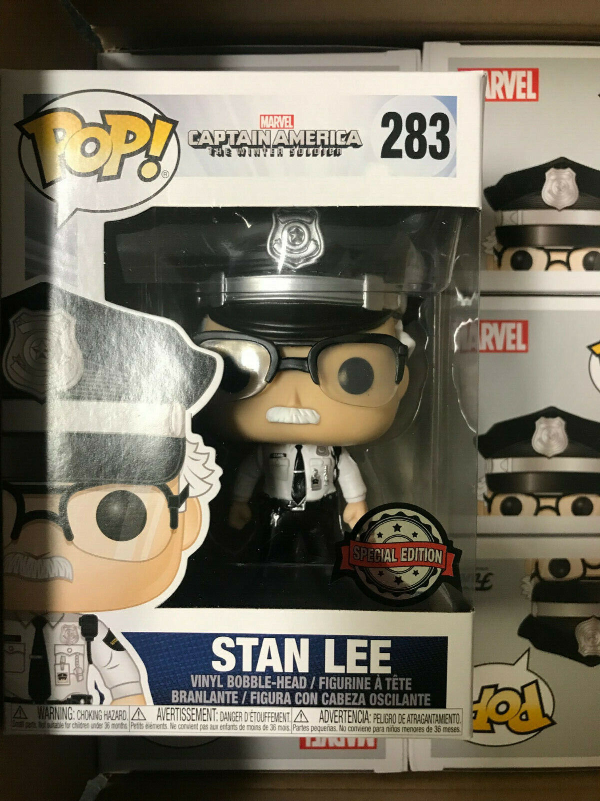 FUNKO POP! Marvel Stan Lee Security Guard # 283 Vinyl Figure Special Edition | eBay