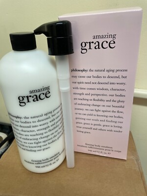 Philosophy AMAZING GRACE Firming Body Emulsion 32 oz with Pump NEW IN BOX