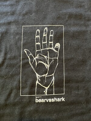 Vintage Bear Vs Shark Medium T Shirt Terrorhawk Equal Vision Fear Before