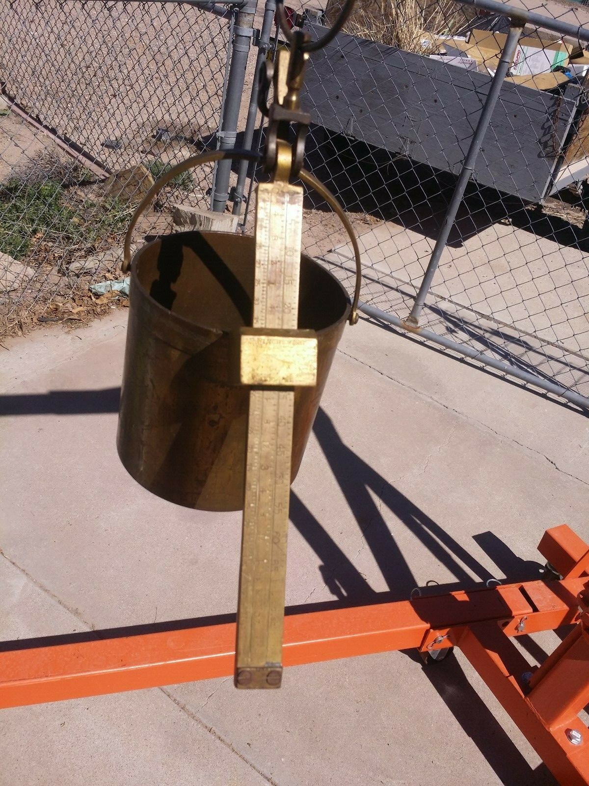 1877 Winchester Grain Scale w/ Bucket