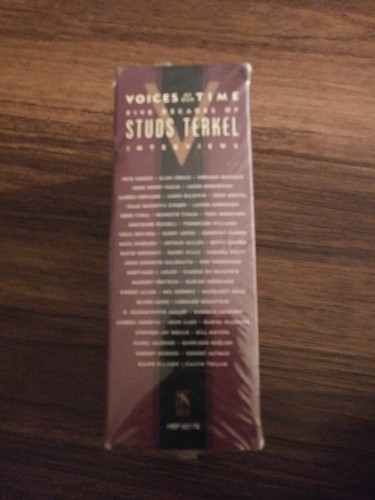 Voices of Our Time Five Decades of Studs Terkel (1999, Cassette) New and Sealed.