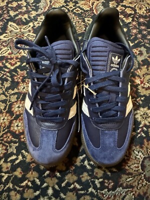 Adidas Samba XLG Dark Blue White IE9179 Casual Mens Shoes Sneakers