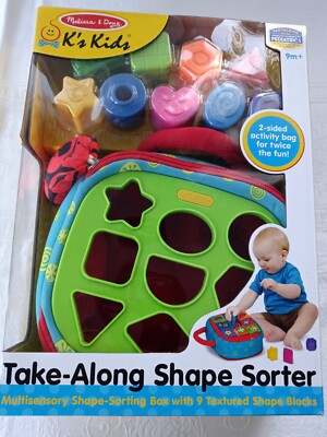 Melissa and Doug Take Along Shape Sorter Learning Toy Activity Bag