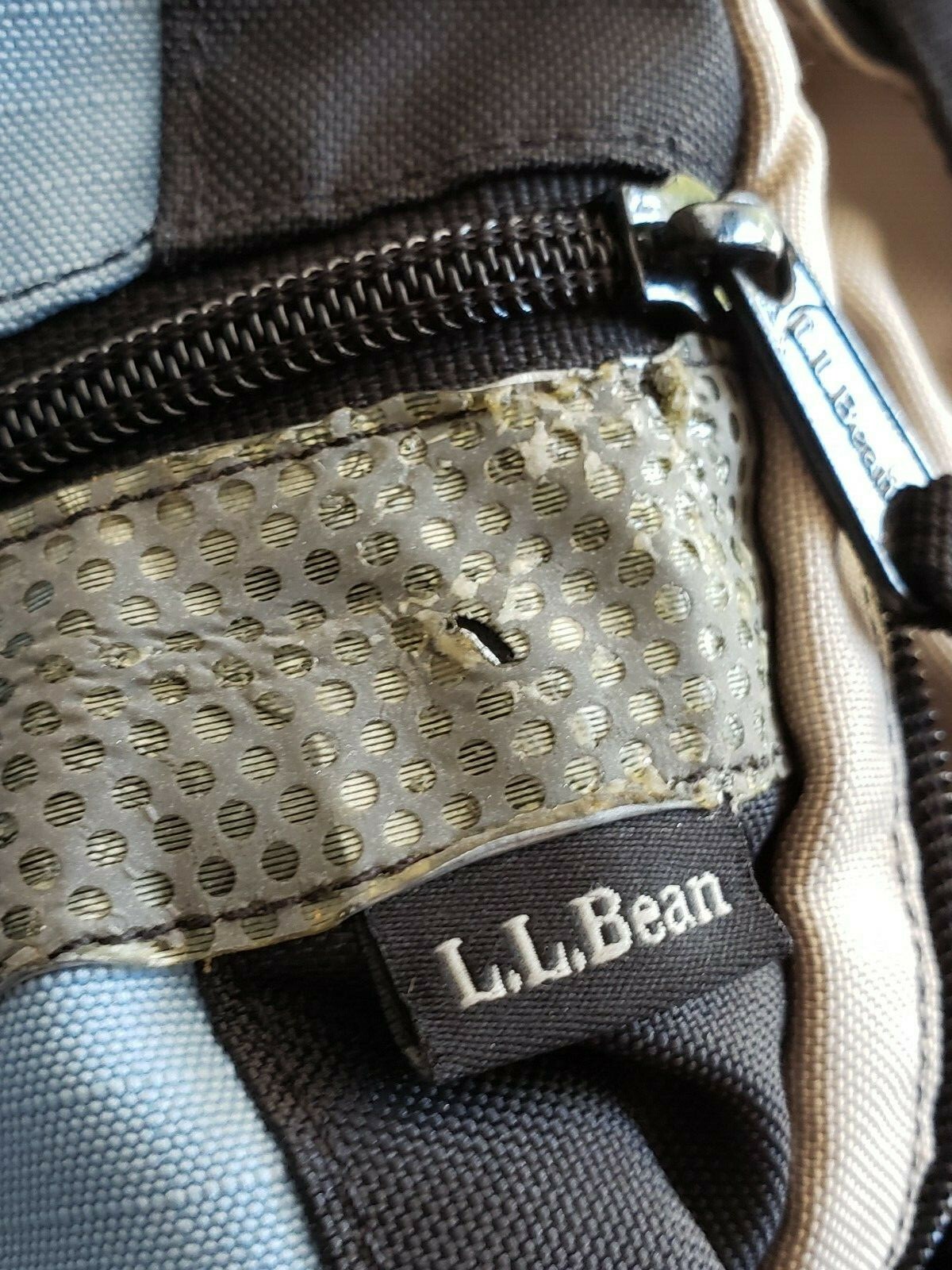LL Bean Stowaway Shoulder Sling Day Backpack Pack Bag Blue Small