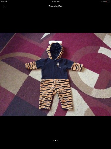 Baby Unisex Mizzou Tiger Snow Suit 6-9 Months