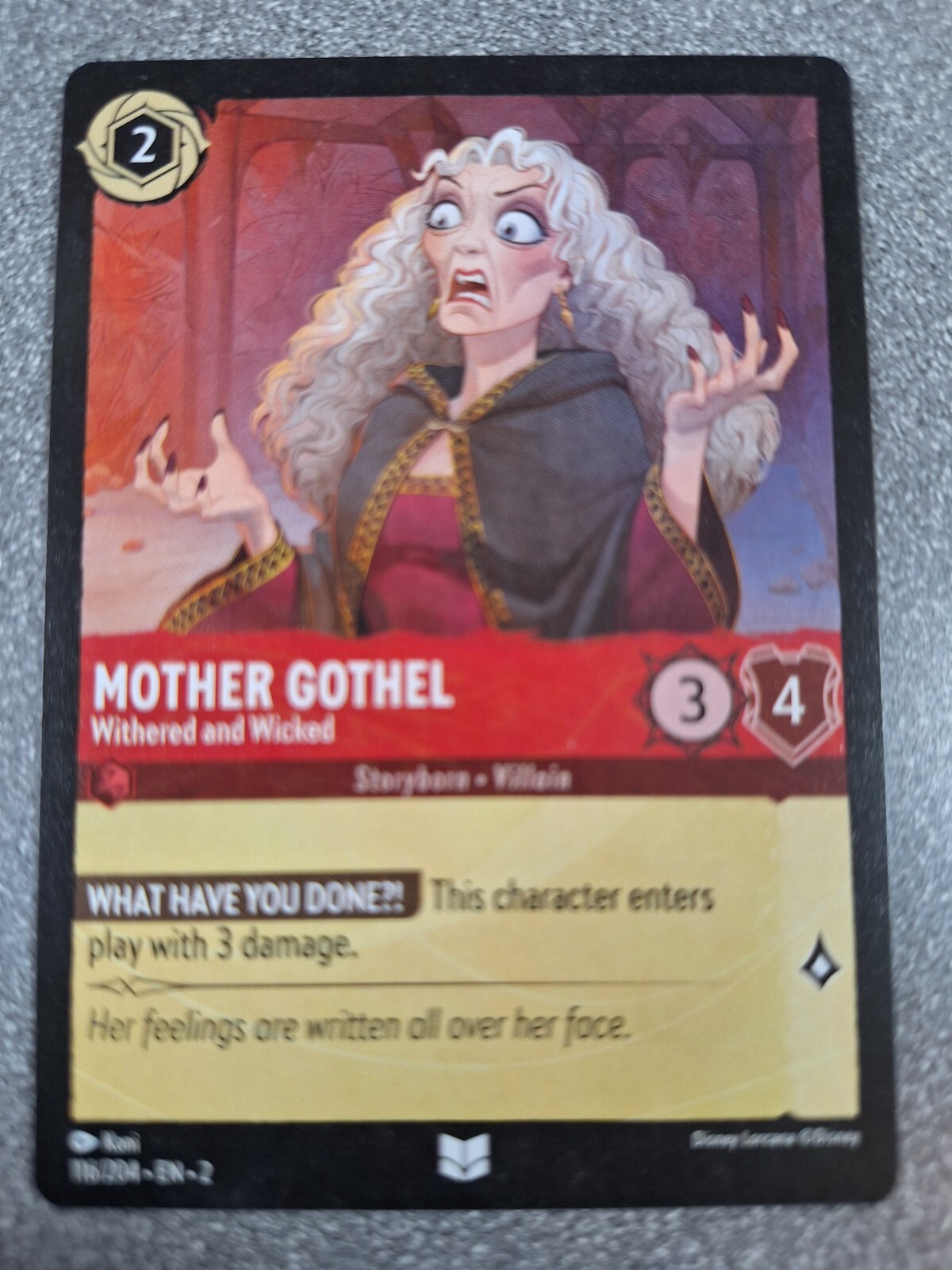 Mother Gothel Withered and Wicked 116/204 Ursula's Return a364