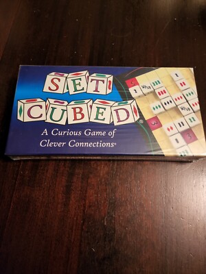 2007 SET Enterprises SET CUBED Clever Connections Board Game 2-4 Players Ages 8+