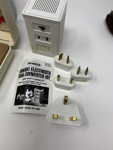 Vintage Travel FRANZUS Foreign Electricity 1600 watt Converter Kit 220v to 110v