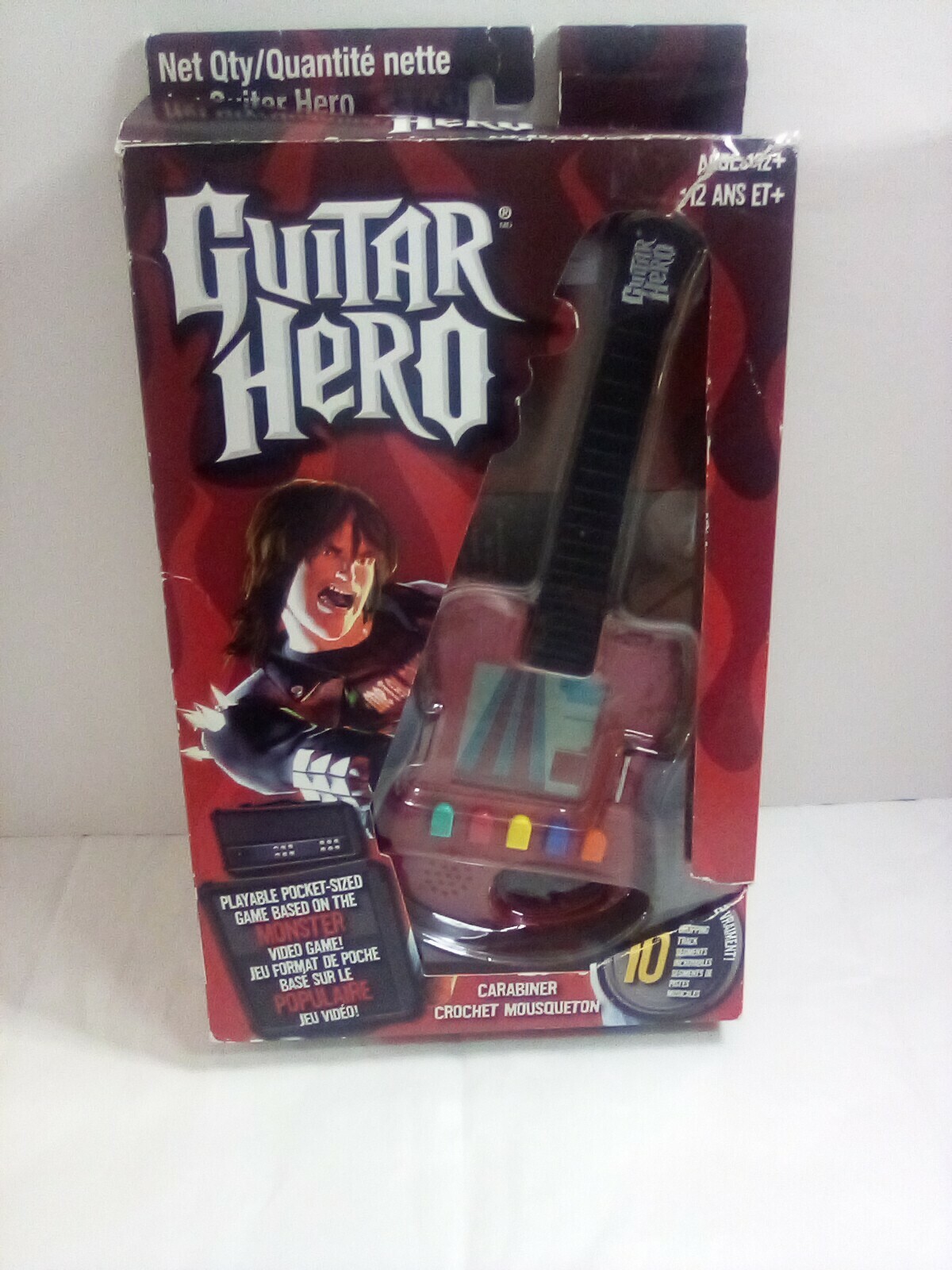 Activision Guitar Hero Red Playable Pocket Sized Guitar Toy | eBay