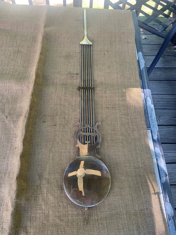 Grandfather Clock Pendulum Lyre Style