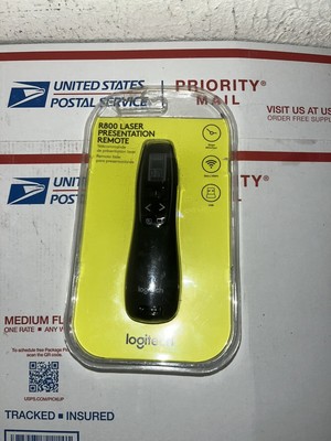 Logitech R800 Laser Presentation Remote Control Black New Sealed