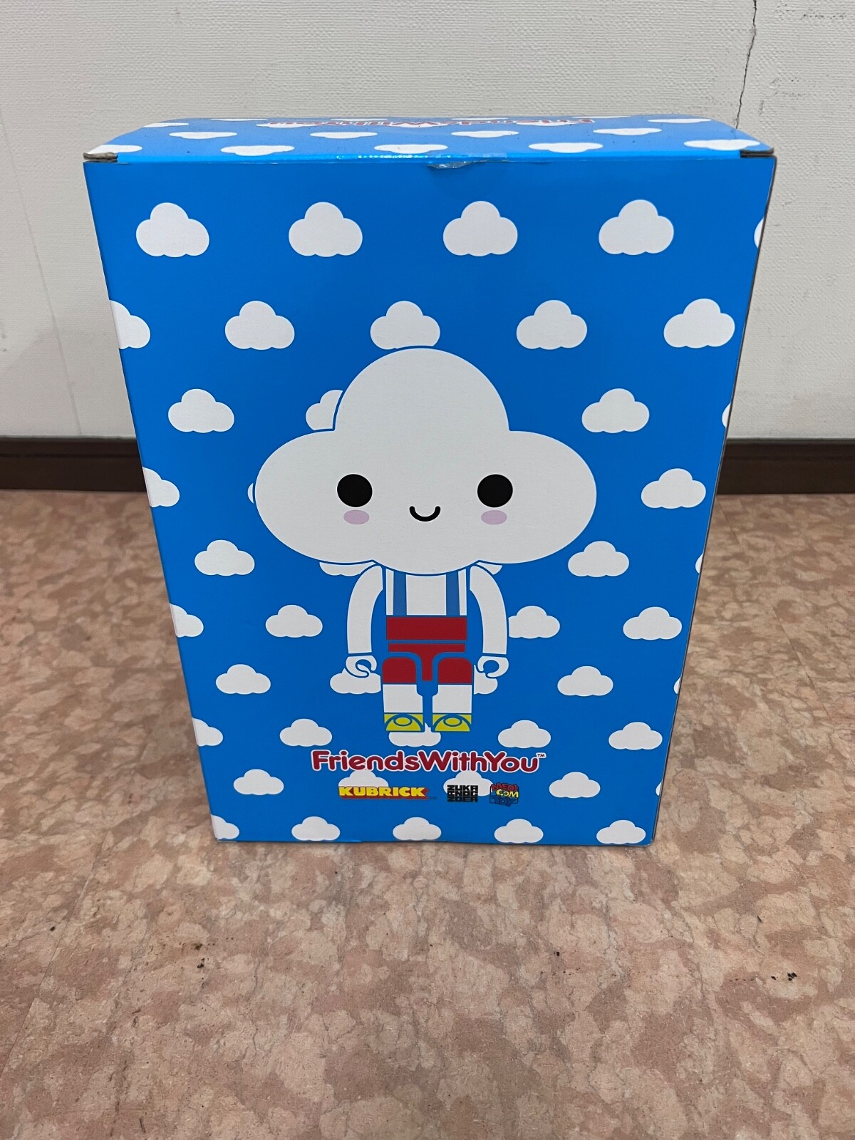 BE@RBRICK - KUBRICK FriendsWithYou Grey 400％ Medicom Toy KUBRICK 400% Friends With You Little Cloud Boy